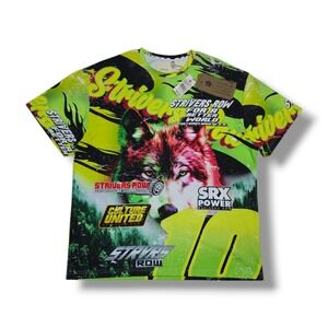 Strivers‎ Row Multi Color All Over Print Hook Clay SS T-Shirt Men's XL